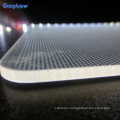 Round shape LED illuminated PMMA light guide panel